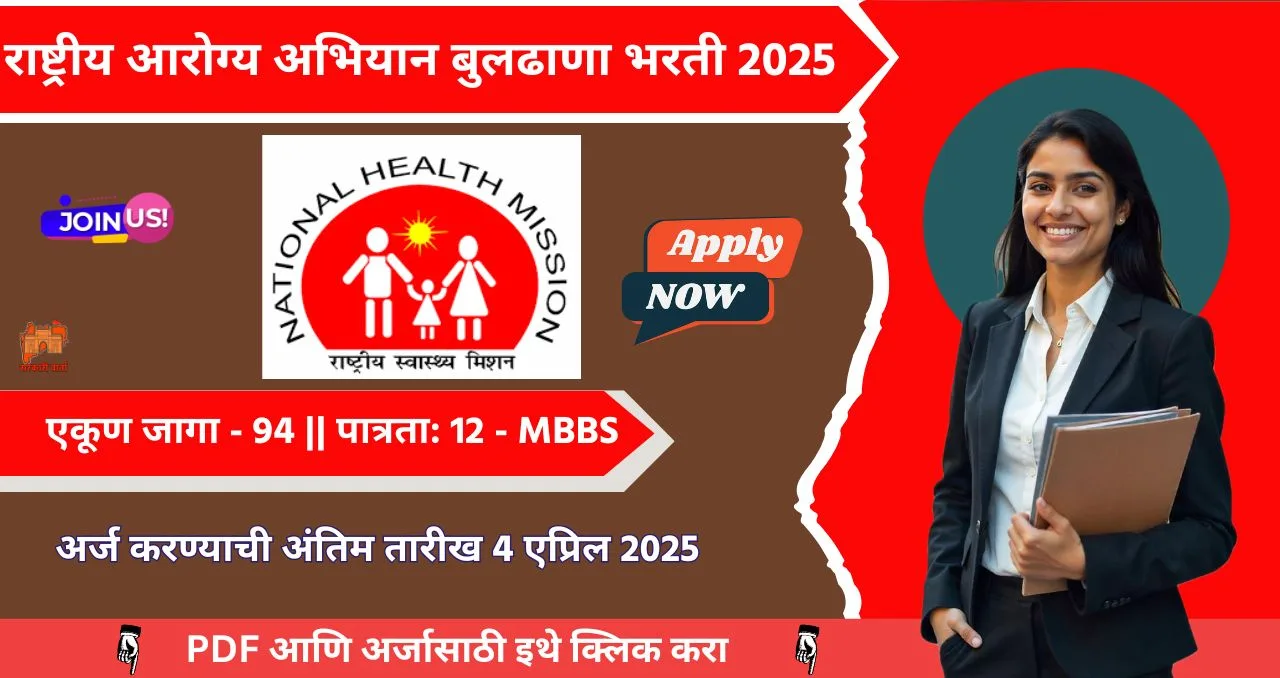 NHM Buldhana Bharti 2025