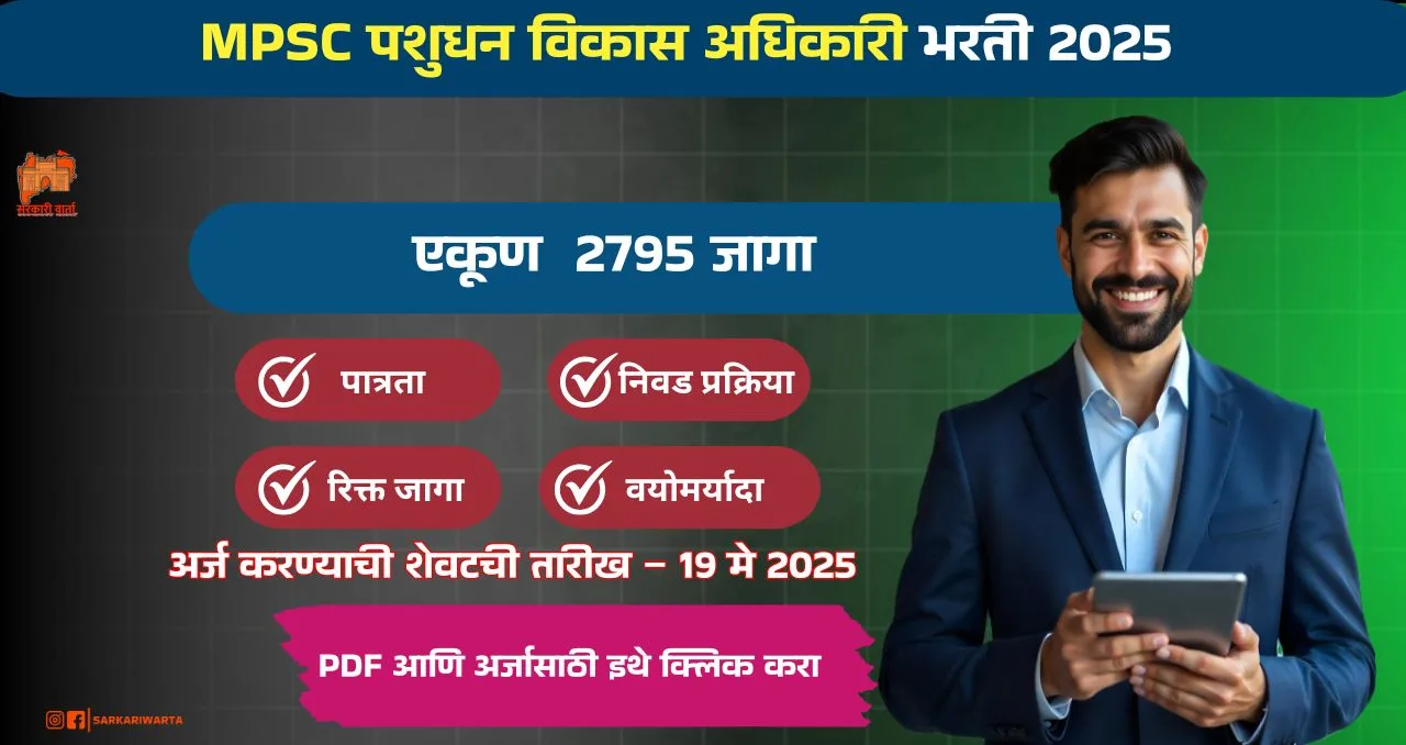 MPSC Group A Bharti 2025