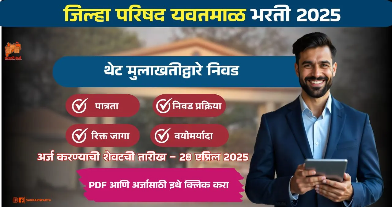 Zilla Parishad Yavatmal Bharti 2025