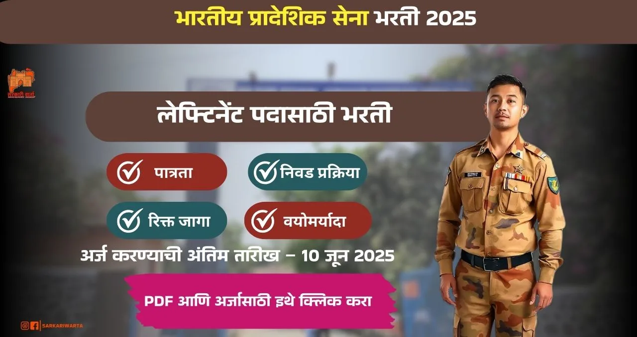 Territorial Army Bharti 2025