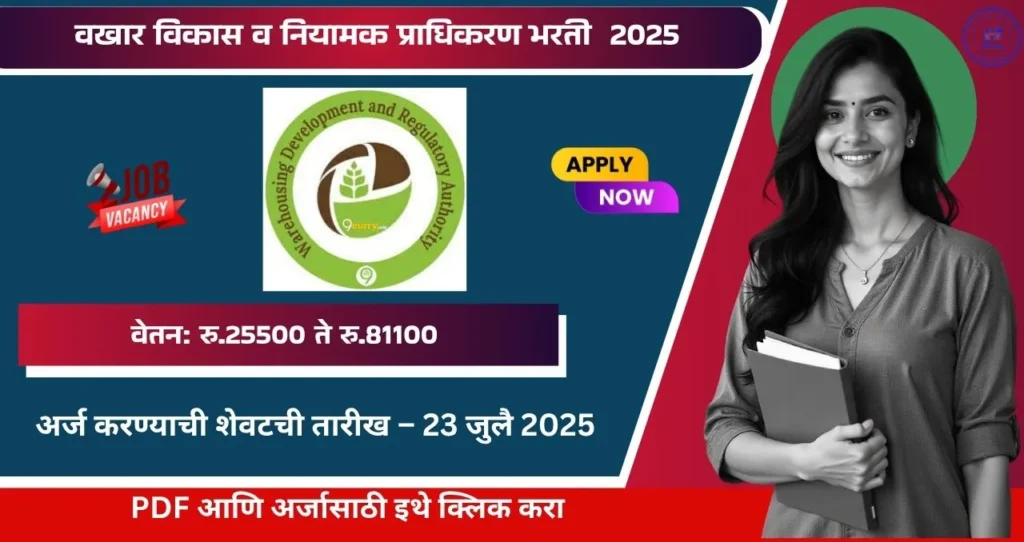 WDRA Bharti 2025
